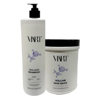 Набір VIART DUO with Hyaluronic Acid шампунь та маска для відновлення та об'єму тонкого волосся, 2х1000 мл