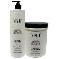 Набор VIART DUO with Caviar Extract шампунь и маска для восстановления и разглаживания волос, 2х1000 мл