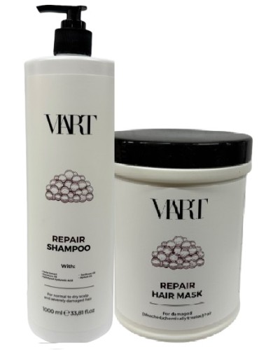 Набір VIART DUO with Caviar Extract шампунь та маска для відновлення та розгладження волосся, 2х1000 мл