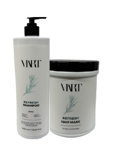 Набір проти випадіння VIART DUO with Rosemary Oil шампунь і маска для для сухого і нормального волосся, 2х1000 мл