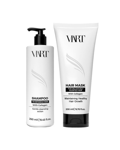 Набір VIART DUO with Collagen шампунь і маска для легкого розчісування пошкодженого волосся, 250+200 мл