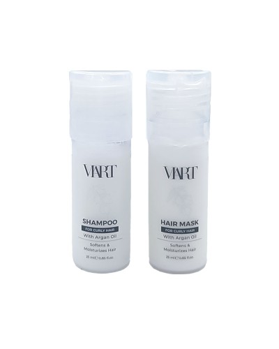 Набір VIART DUO with Argan Oil зволожуючі шампунь і маска для кучерявого волосся, пробники 2x25 мл