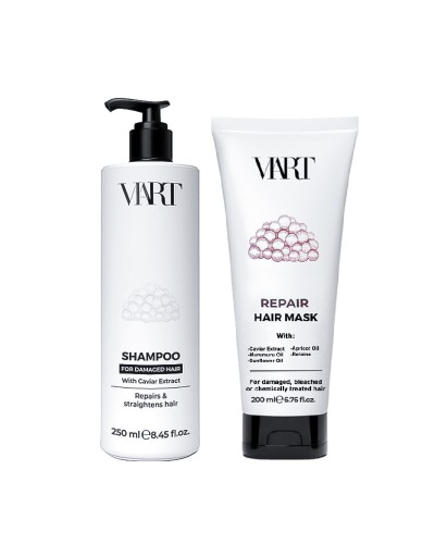 Набір VIART DUO with Caviar Extract шампунь і маска для відновлення і розгладжування волосся, 250/200 мл