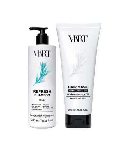 Набір проти випадіння VIART DUO with Rosemary Oil шампунь і маска для для сухого і нормального волосся, 250+200 мл