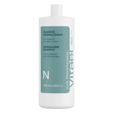 Шампунь нормализующий VITAEL NORMALIZING SHAMPOO для жирной кожи головы и сухих волос, 1000 мл