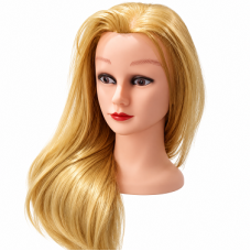 Голова-манекен для парикмахеров Beauty Tools 65 см, 70% натуральных волос