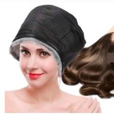 Электрическая термошапка-сушуар для масок, ламинирования и лечения волос My Cosmetics "Premium Black Thermal Cap" черная