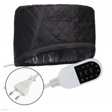 Преміальна електрична термошапка сушуар My Cosmetics для масок, ламінування і лікування волосся чорна