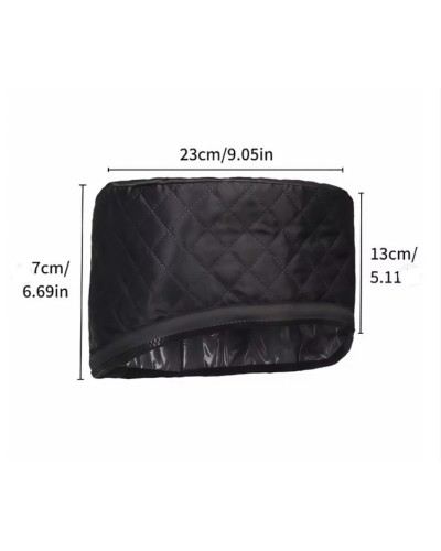 Преміальна електрична тканинна термошапка сушуар My Cosmetics для масок, ламінування та лікування волосся (чорна)