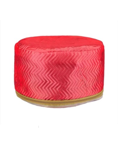 Электрическая тканевая термошапка (сушуар) для масок, ламинирование и лечение волос красная