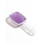 Щетка для волос Hollow Comb Superbrush, прозрачная ручка