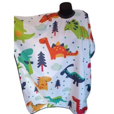 Парикмахерская накидка--пеньюар детская MyCosmetics принт зверюшки, (размер 145х105 см)