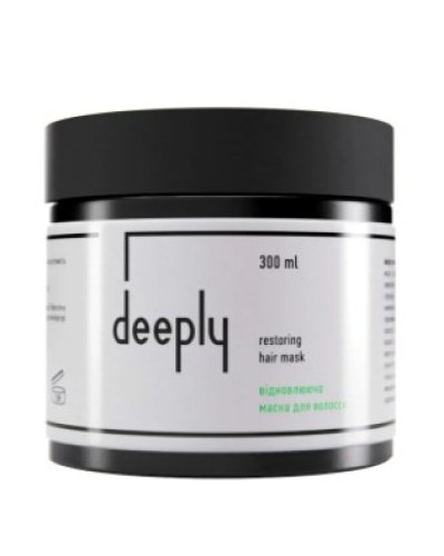Відновлююча маска для волосся deeply restoring hair mask 300 мл