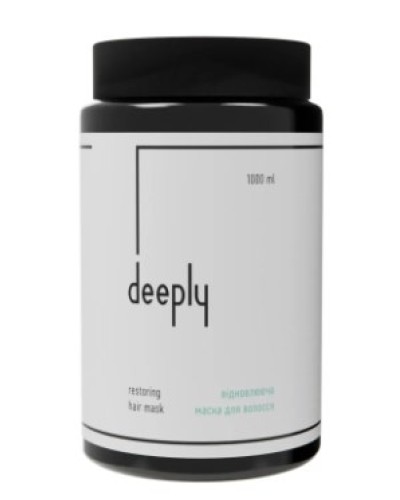 Відновлююча маска для волосся deeply restoring hair mask 1000 мл