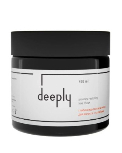 Глибоковідновлююча маска для волосся з протеїнами deeply protein restoring hair mask 300 мл 