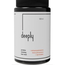Глубоковосстанавливающая маска для волос с протеинами deeply protein restoring hair mask 1000 мл 