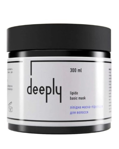 Ліпідна маска-підкладка для волосся deeply lipido basic mask 300 мл