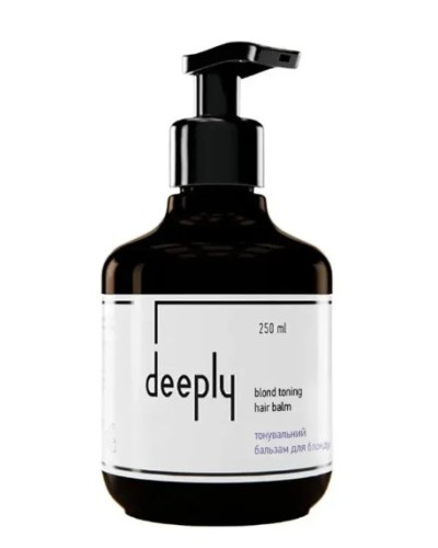 Тонувальний бальзам для блонду deeply blond toning hair balm 250 мл