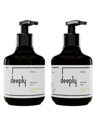 Набір Холодне відновлення волосся deeply Total Revival, 2х250 мл