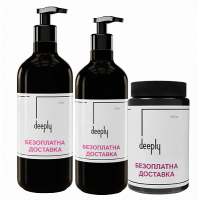 Набір Deeply Hydrating TRIO шампунь+маска+кондиціонер для зволоження волосся, 3х1000 мл