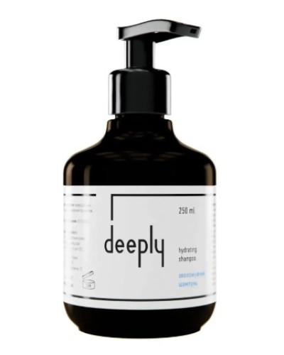 Набір deeply для інтенсивного зволоження сухого пошкодженого волосся шампунь hydrating, маска restoring та спрей 10 у 1 protecting hair spray 300/250/200 мл