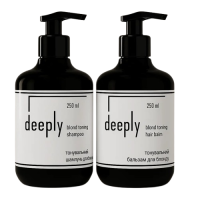 Набір deeply Blond DUO шампунь та бальзам з антижовтим пігментом, 2х250 мл