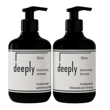 Набір deeply Blond DUO шампунь та бальзам з антижовтим пігментом, 2х250 мл