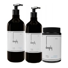 Набір Deeply Hydrating TRIO шампунь+маска+кондиціонер для зволоження волосся, 3х1000 мл