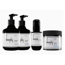 Набір deeply Blond QUAD для блонду від жовтизни для освітленого волосся і сяючого блонду Шампунь, Бальзам, Маска та Флюїд 2х250/300/100 мл