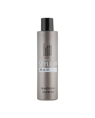 Разглаживающий флюид Inebrya Style-In Oil No Oil Anti-Frizz Fluid для волос (200 мл)