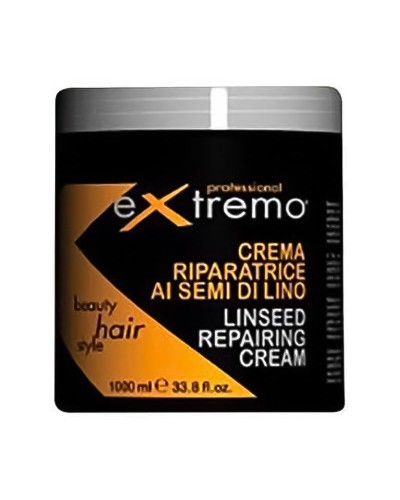 Відновлююча маска для волосся з лляною олією Extremo Linseed Repairing Cream (EX400)