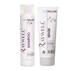 Набір для освітленого волосся Raywell NO YELLOW (шампунь + маска) 2х200 г (розлив)