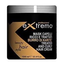 Маска Extremo Treated and Curly Hair Cream для поврежденных и вьющихся волос с маслом карите (EX409)