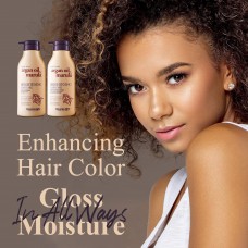 Набір Luxliss Brightening Hair Care шампунь та кондиціонер для блиску волосся 2x200 г (розлив)