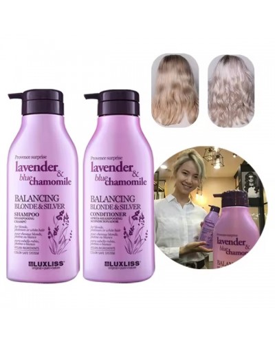 Набір Шампунь для блонду Luxliss Balancing Blonde & Silver для освітленого волосся 500 мл+кондиціонер 500 мл 