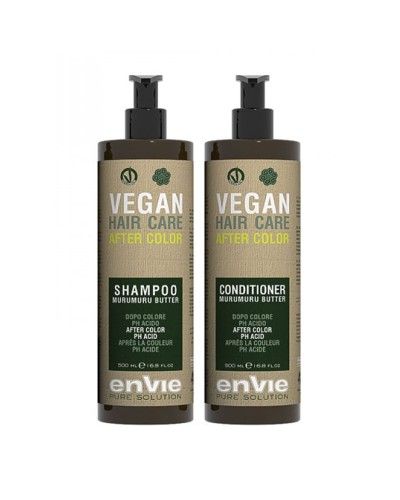 Набір Envie Vegan After Color Murumuru Butter шампунь та кондиціонер для фарбованого волосся з олією муру муру (2х500 мл)