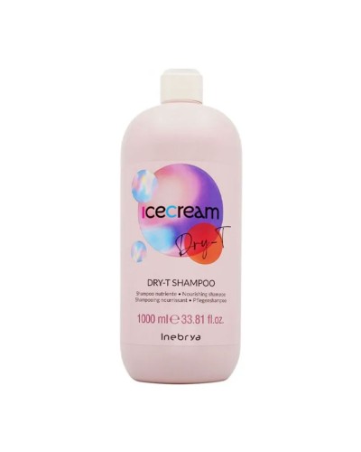 Шампунь Inebrya Ice cream Dry-T shampoo живильний для сухого та пошкодженого волосся