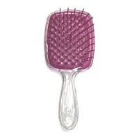 Janeke Продувний широкий гребінець для укладання волосся та сушіння феном Superbrush Plus Hollow Comb прозора ручка