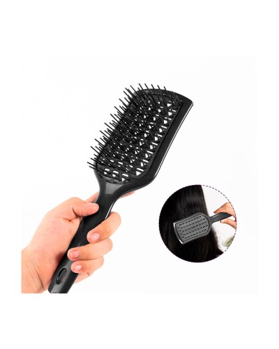 Продувна щітка-браш Janeke Vent Detangling Brush для розплутування та сушіння волосся широка