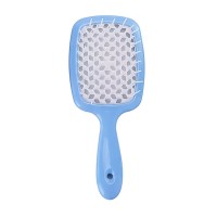 Продувная широкая расческа Janeke для укладки волос и сушки феном Superbrush Plus Hollow Comb