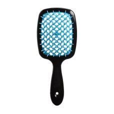 Janeke Продувний широкий гребінець для укладання волосся та сушіння феном Superbrush Plus Hollow Comb чорна ручка