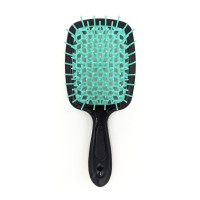 Janeke Продувний широкий гребінець для укладання волосся та сушіння феном Superbrush Plus Hollow Comb чорна ручка