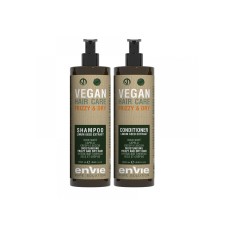 Набор Envie Vegan Frizzy and Dry Linum Seed Extract шампунь и кондиционер для сухих и вьющихся волос (EN854/EN860)