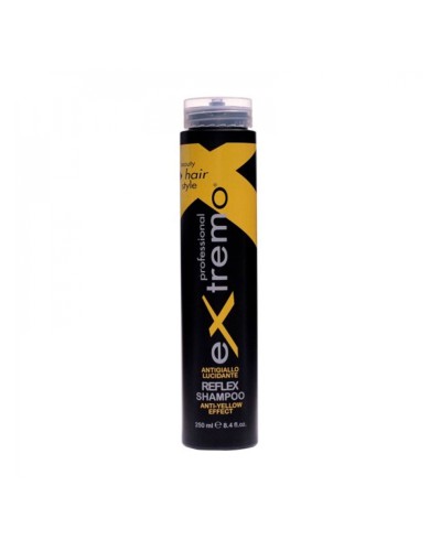 Шампунь Extremo Anti-Yellow Effect Reflex Shampoo з aнтижoвтим eфeктoм 250 мл (EX414)