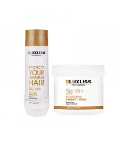 Набір Luxliss keratin smoothing Daily care (шампунь 250 мл, маска 400 мл)