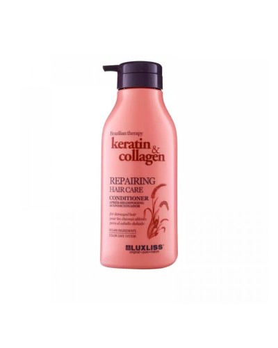 Кондиціонер для відновлення волосся Luxliss repairing hair care conditioner keratin & collagen, 500 мл