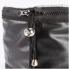 Електрична вінілова термошапка (сушуар) для масок, ламінування та лікування волосся неглибока скошена (чорна)