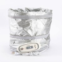 Електрична термошапка-сушуар для масок, ламінування та лікування волосся з подвійною змійкою срібляста