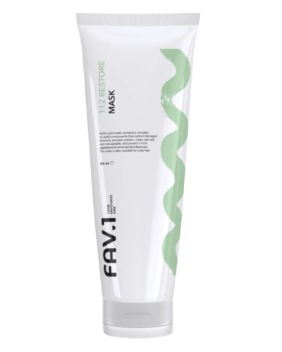 Аминокислотная маска FAV.1 112 RESTORE Mask для мгновенного восстановления волос, 250 мл