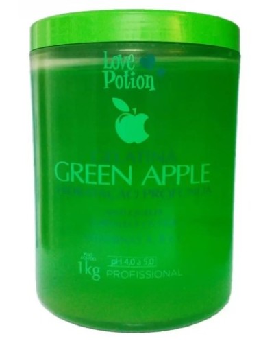 Колаген для волосся Love Potion Gelatina Green Apple 50 г (розлив)